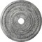 Ekena Millwork Cole Medallion (Canopies up to 9 1/8"), 25 3/8"OD x 3 3/8"ID x 1 3/8"P, Ultra Pure White Crackle CM25COUWC - alternate 1